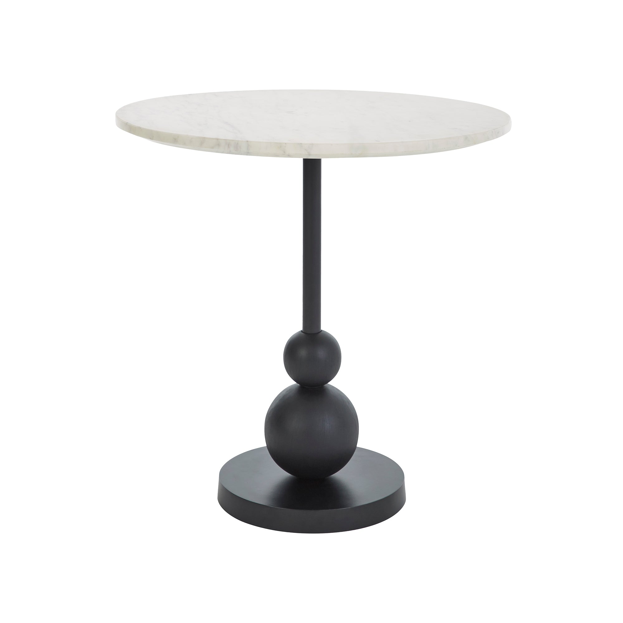 Corrine Indoor Aluminum Table, Matte Black