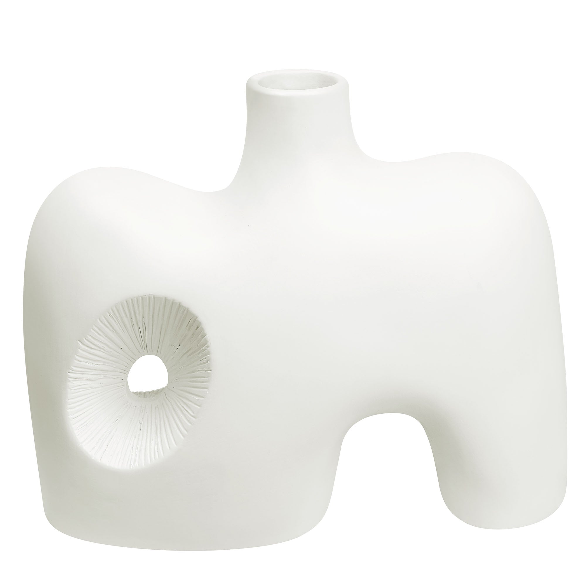 Mariner
 Indoor Ceramic Vase
, Off-White