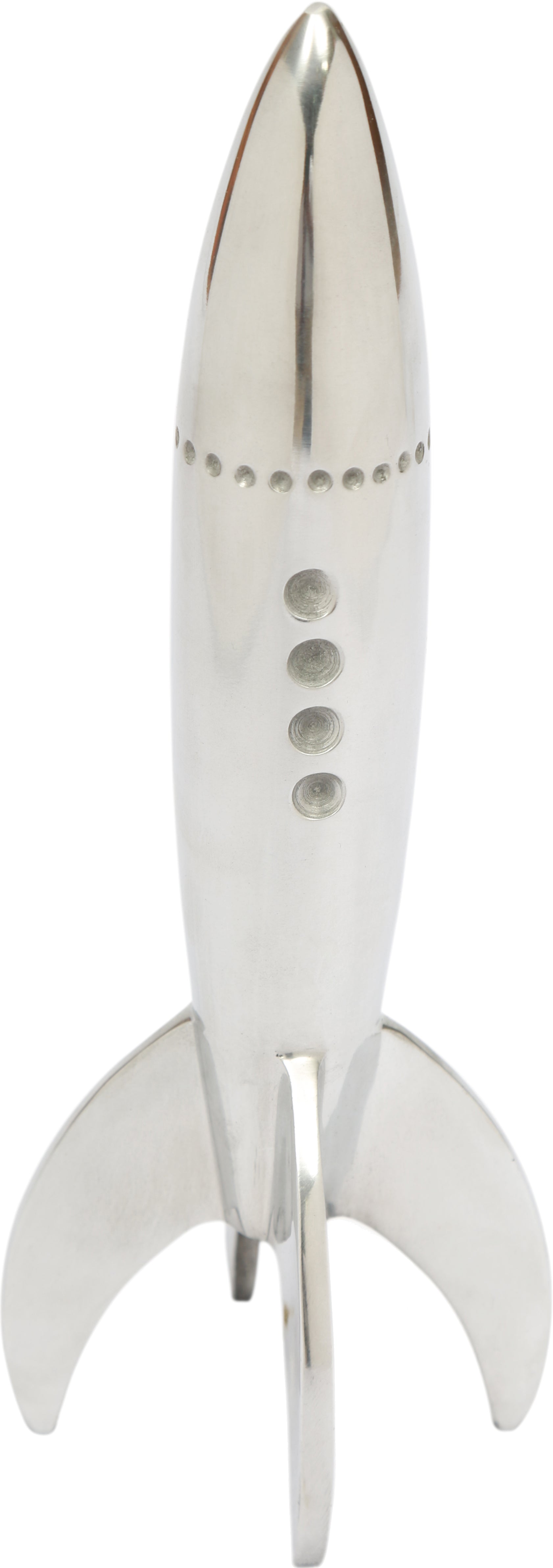 Rush Indoor Aluminum Statue, Polished Silver